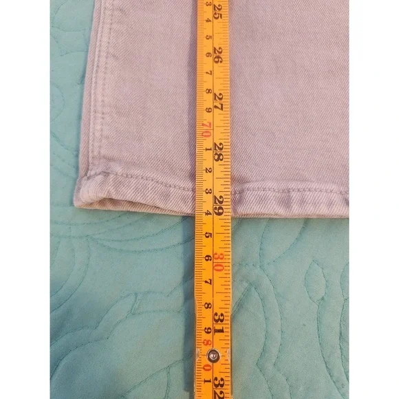 American Eagle Stretch Straight Leg Jeans Light Gray Size 4 Regular 7648413017 - Picture 9 of 9